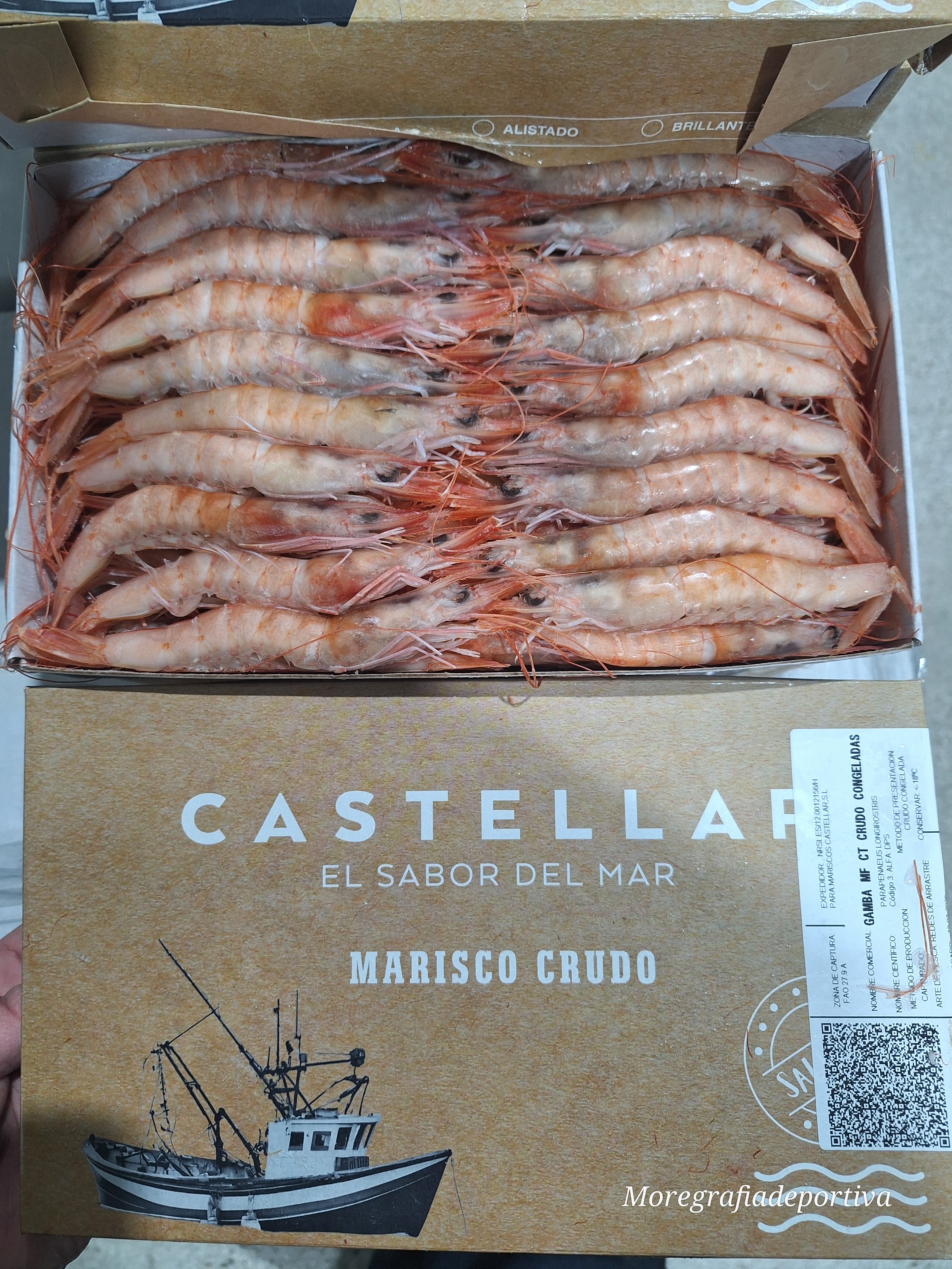 GAMBA BLANCA CRUDA 80/90 HUELVA MF 16X1