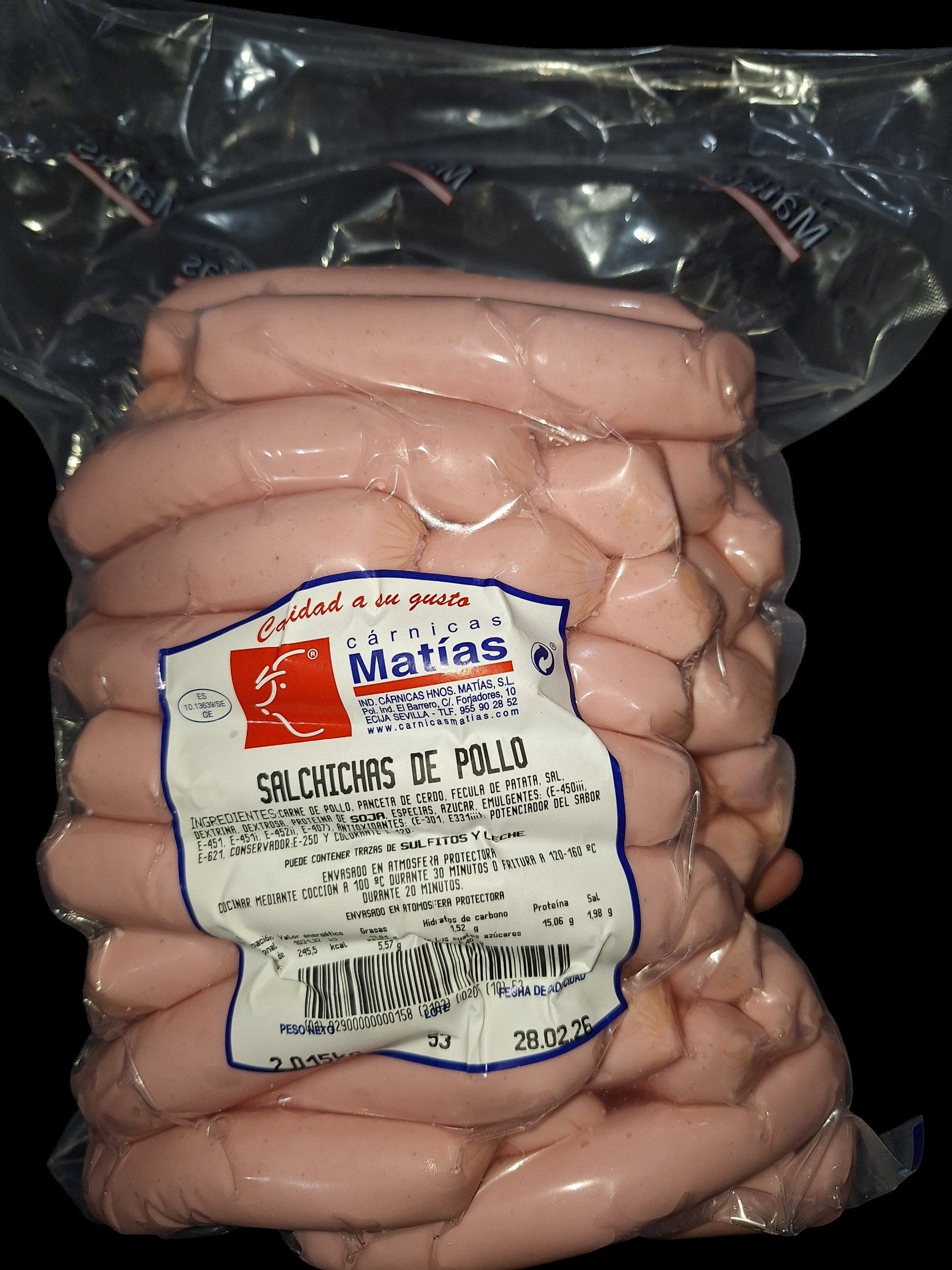 SALCHICHA POLLO MATIAS KG