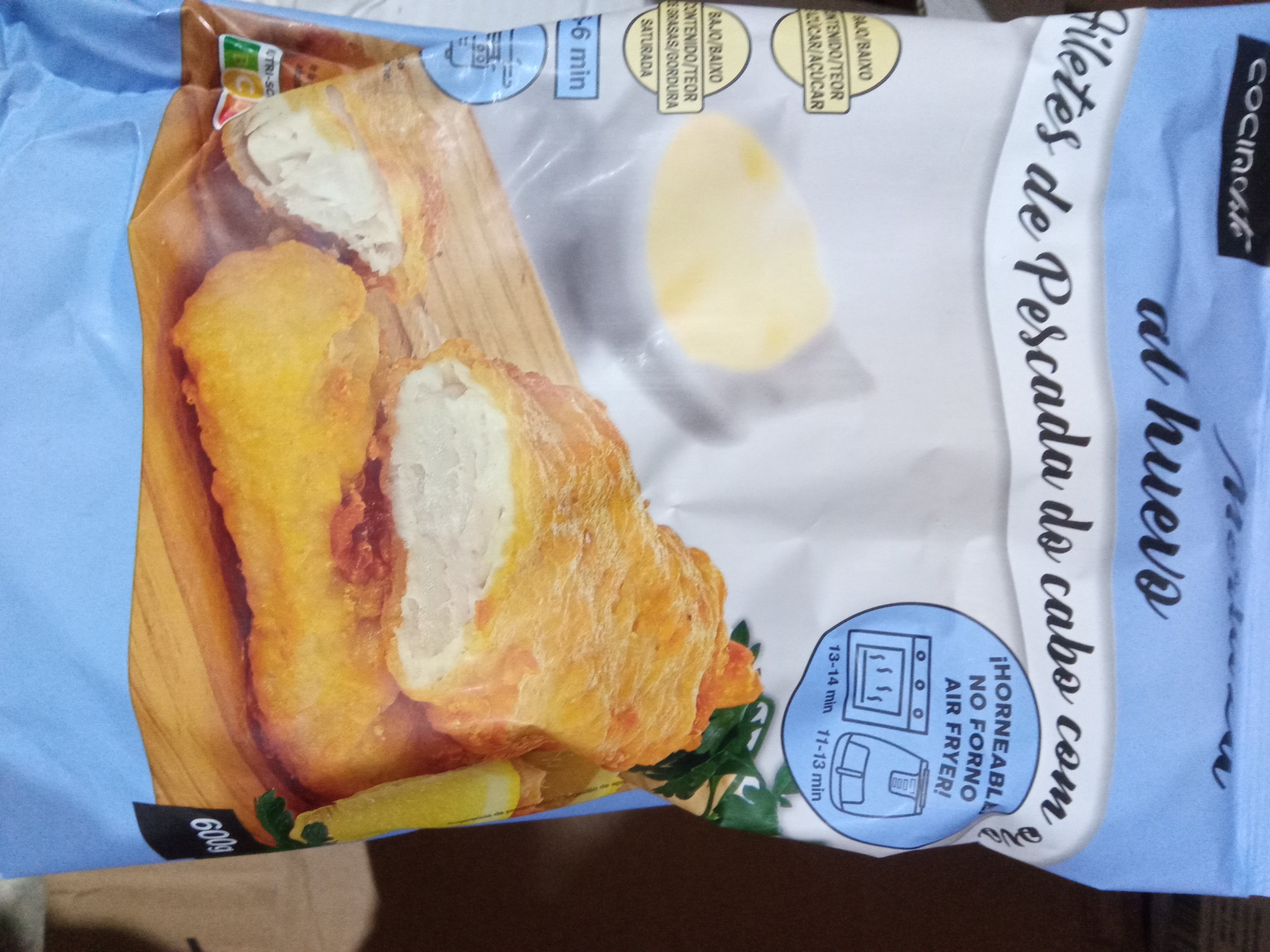 MERLUZA AL HUEVO 8X600 COCINARTE