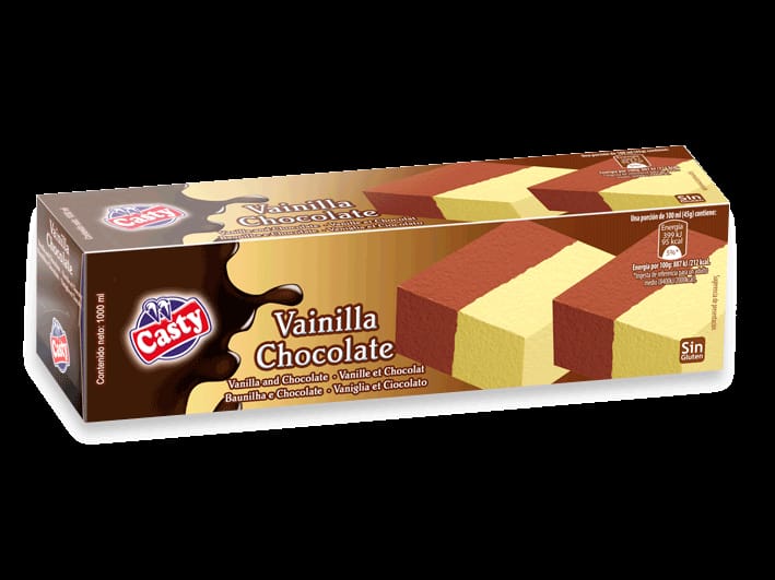 BLOQUE VAINILLA/CHOCO "CASTY" 9X1L