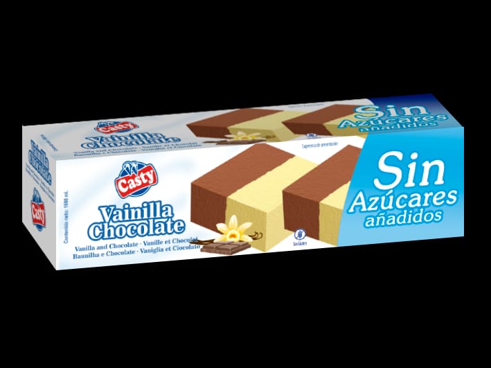 BLOQUE VAINILLA/CHOCO S/A"CASTY"  9X1L