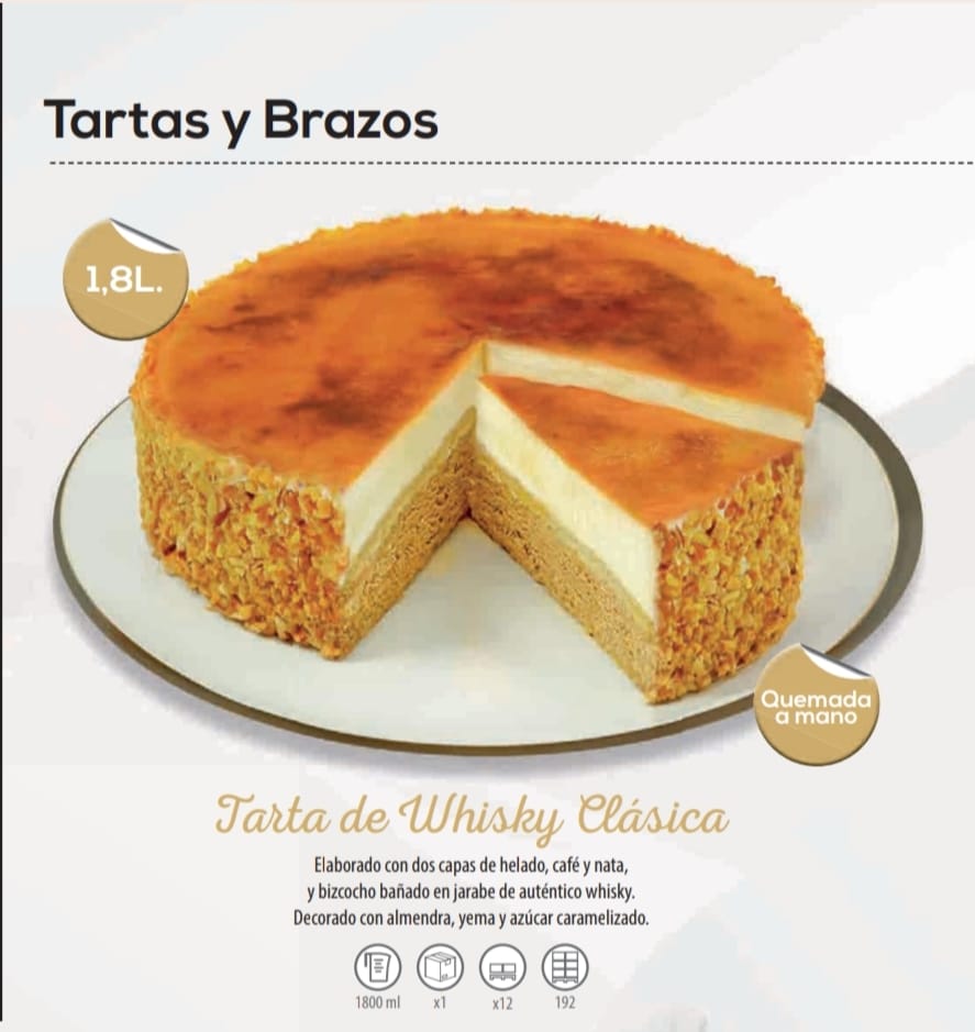 TARTA WHISKY CLASICA CASTY 1.800 ML