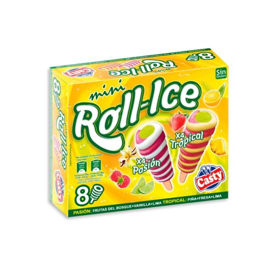 PACK MINI ROLL ICE 4+4 "CASTY" 5X1UDS