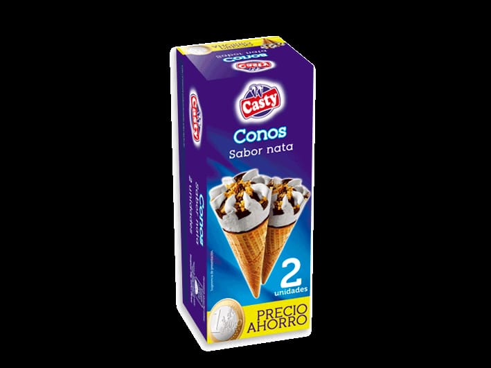 PACK CONO 1€ "CASTY" 15X2UDS