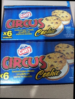 SANDWHICH CIRCUS COOKIE "CASTY" 6X6UN