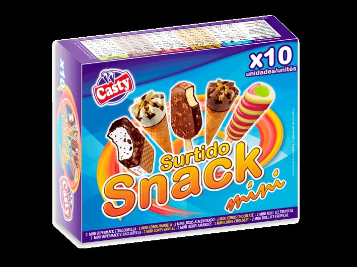 SURTIDO SNACK MINI  "CASTY" 5X10