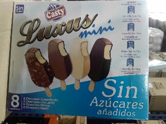 LUXUS MINI "CASTY" SIN AZUCAR" 5X8UND