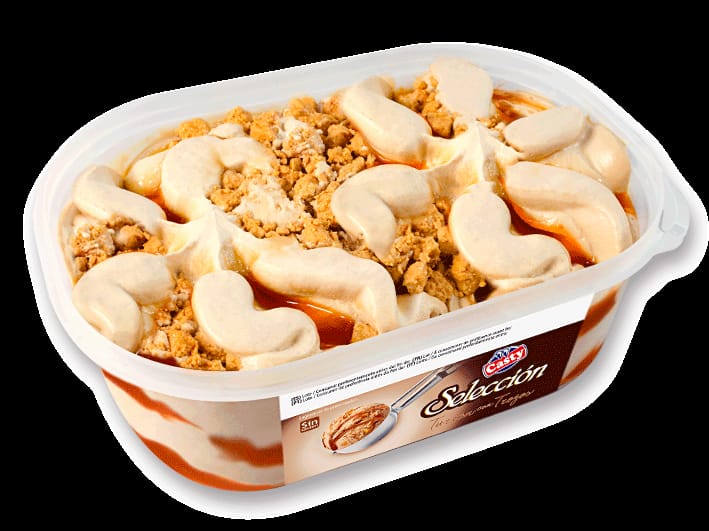 TARRINA TURRON CON TROZOS "CASTY" 6X900ML