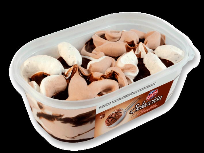 TARRINA TRES CHOCOLATES "CASTY" 6X900ML