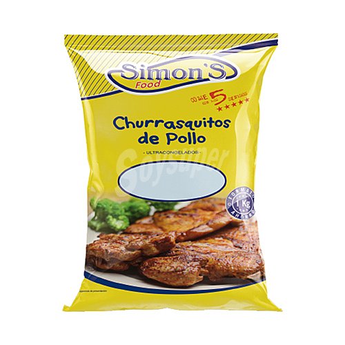 CHURRASCO POLLO ALIÑADO SIMON  4X1KG