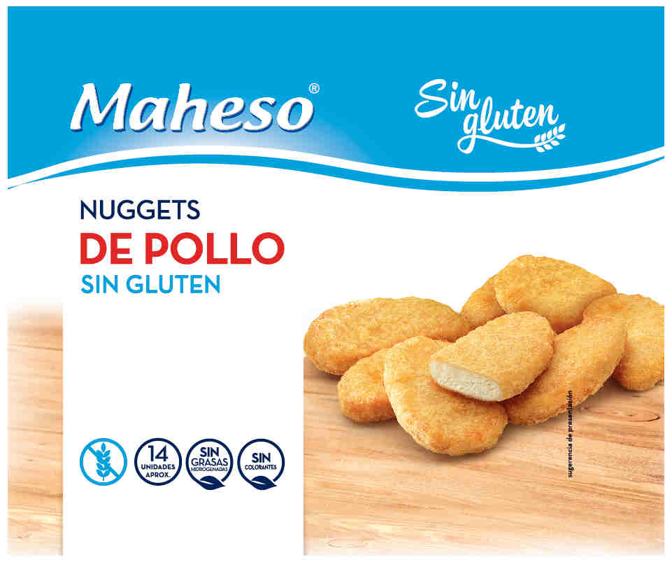 NUGGET POLLO SIN GLUTEN 12X300GR