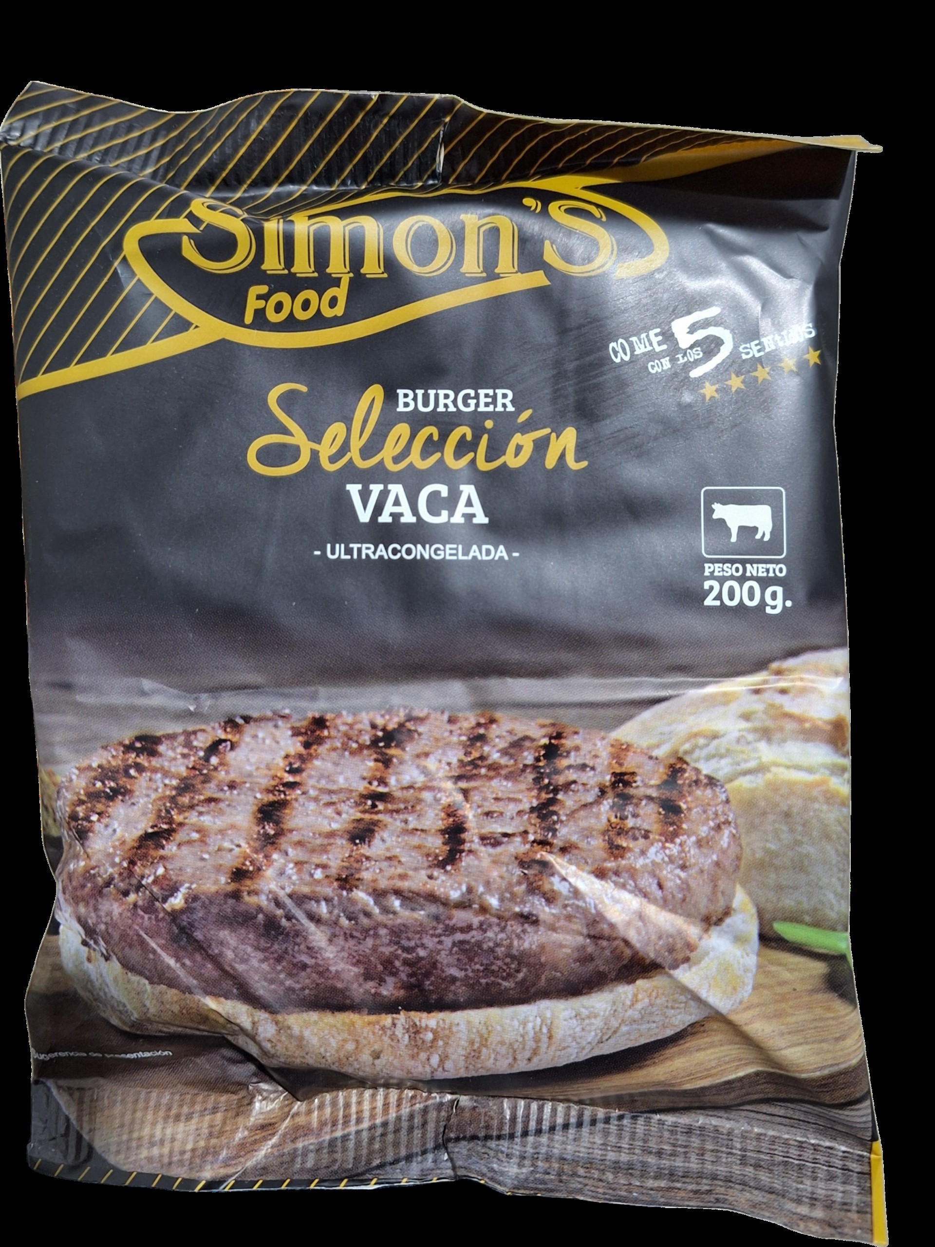 HAMBUR. VACA SELECCION "SIMON" 16X200GR