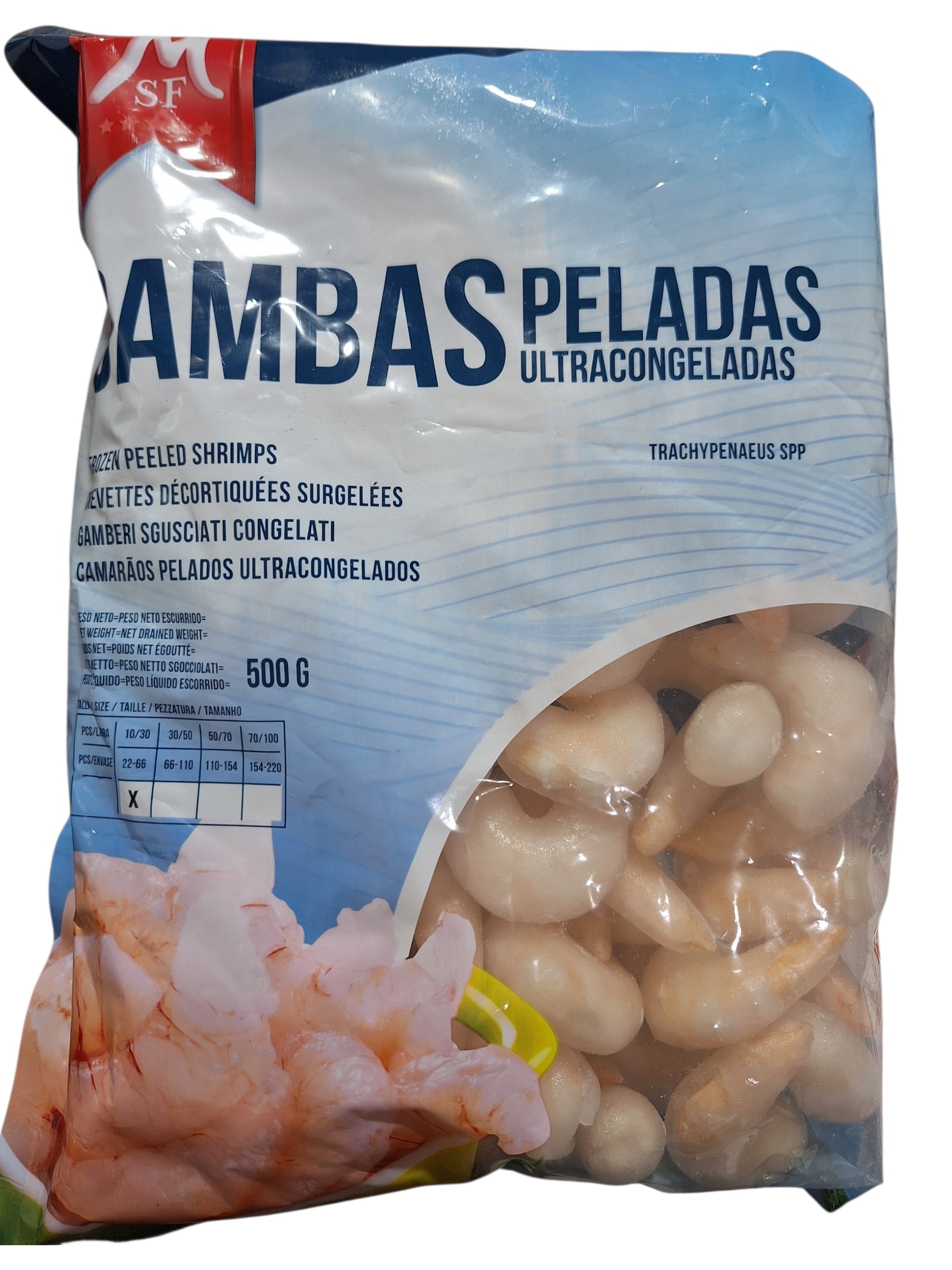 GAMBA PELADA 10/30 "GLOBALIMAR" 6X1KG