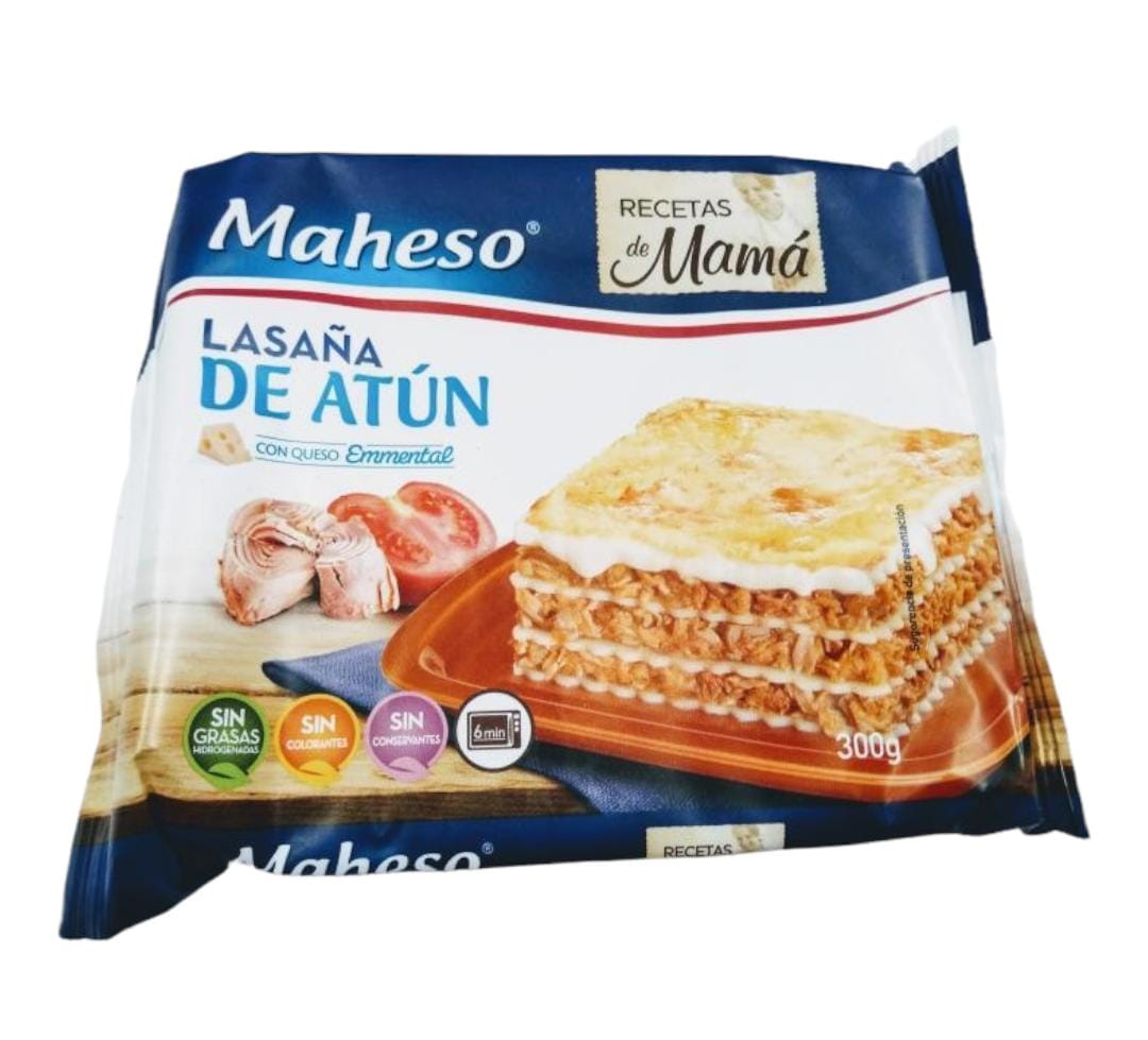 LASAÑA ATUN C/BECH. MAHESO 15X300