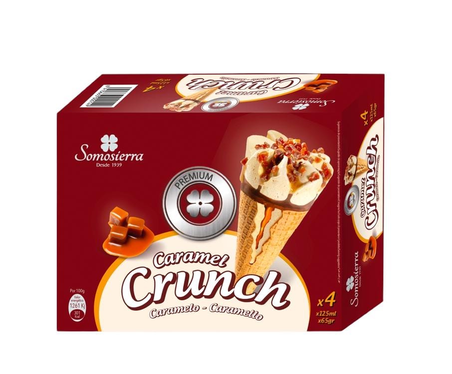 CONO CRUNCHY CARAMELO SS 9X4UND