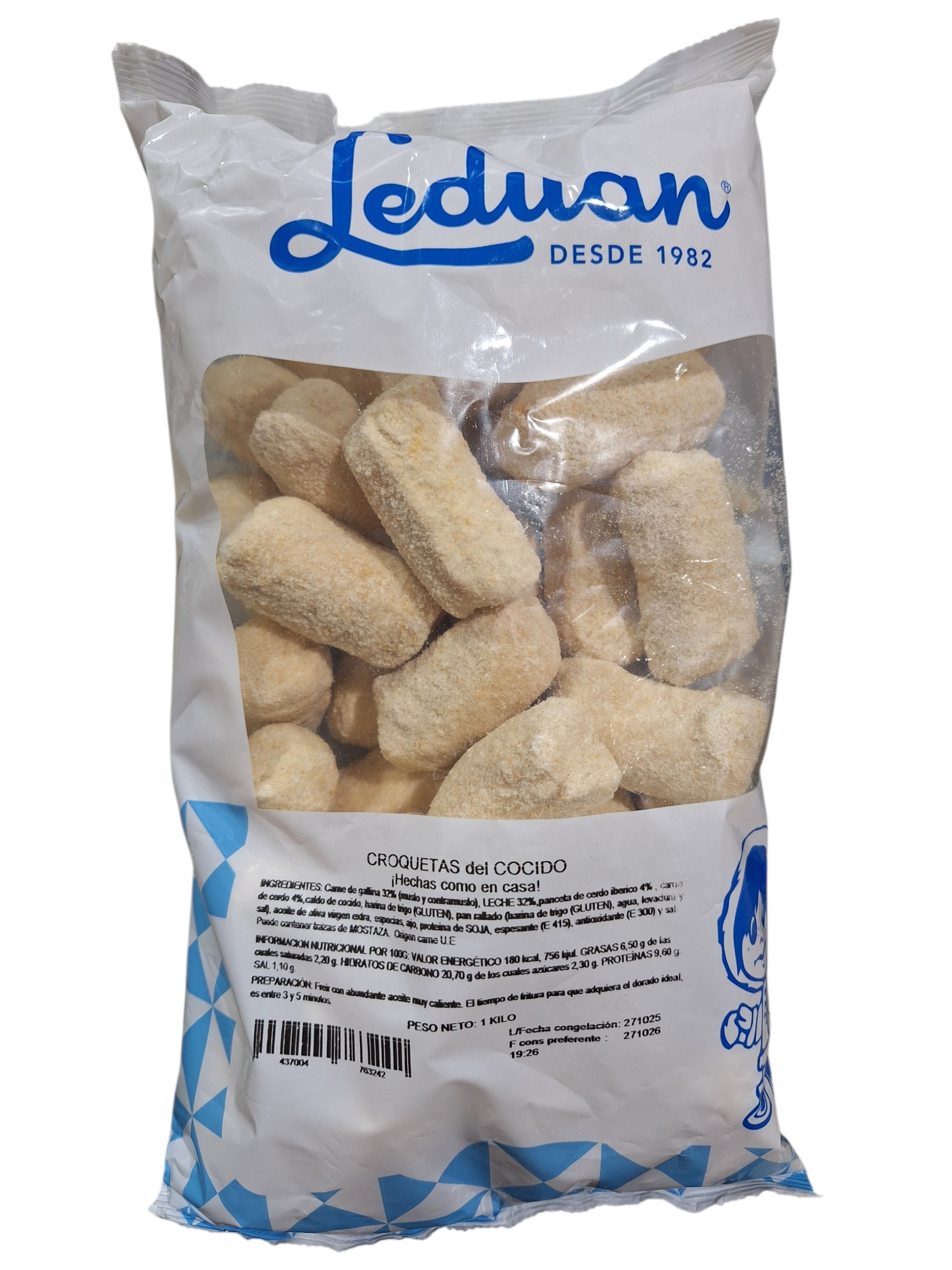 CROQUETA COCIDO LEDUAN 4X1KG
