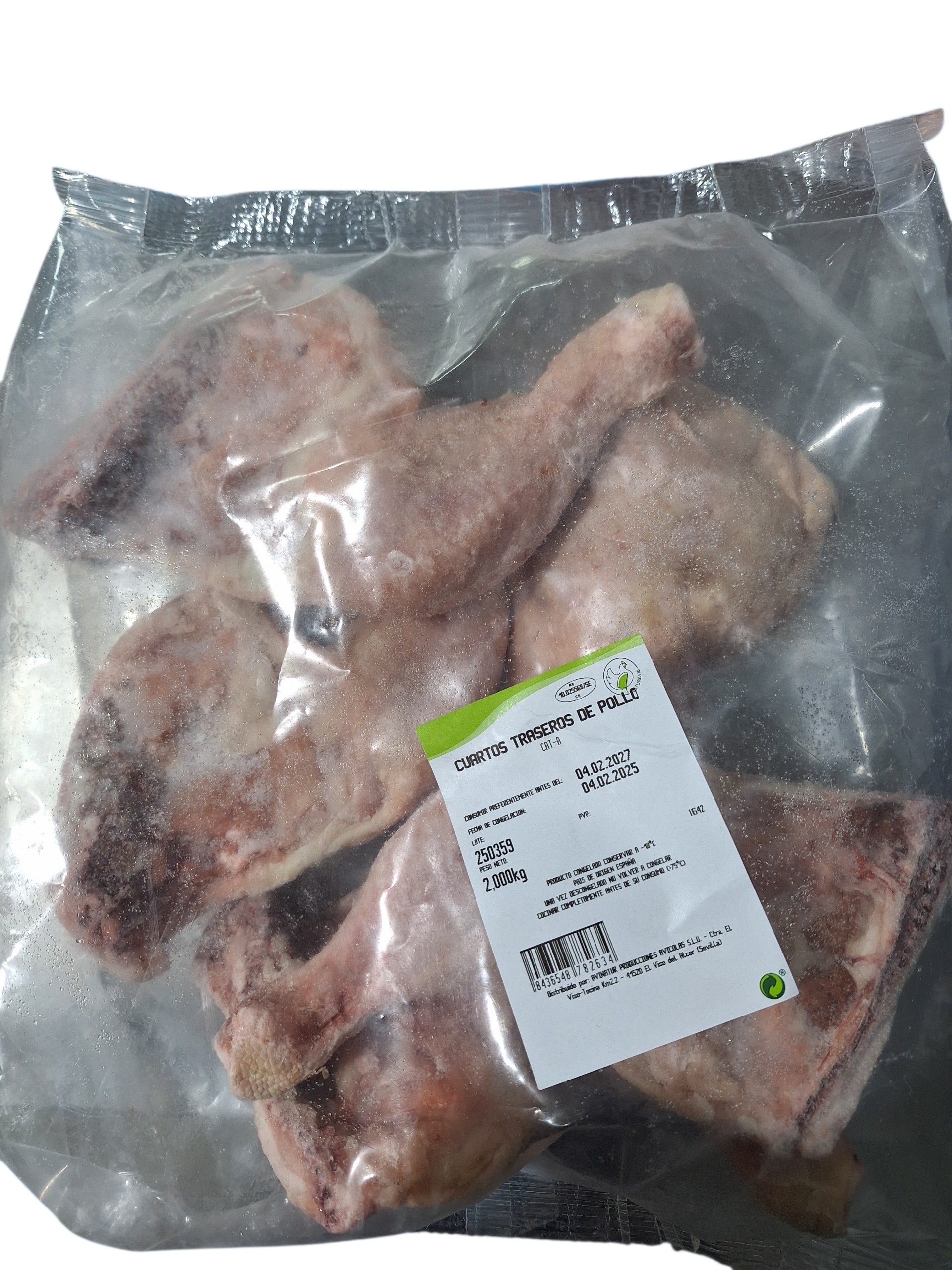TRASERO POLLO 300/400 "AVISERRANO" 5X2KG