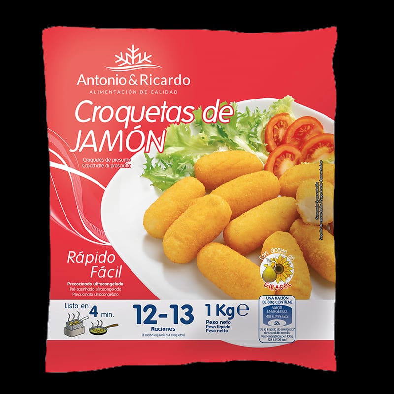 CROQUETA CASERA JAMON "AYR" 5KG