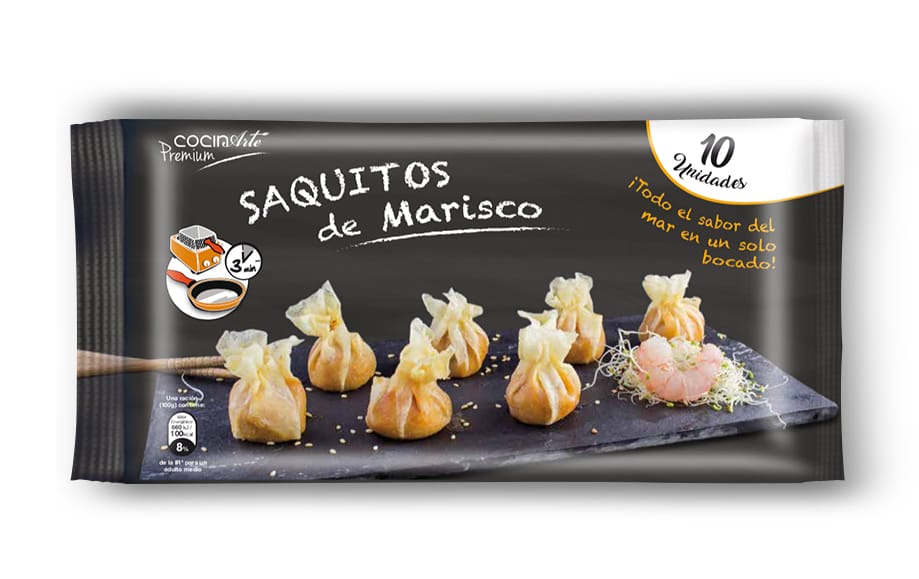 SAQUITO MARISCO 10UND 12X150GR - COCINARTE