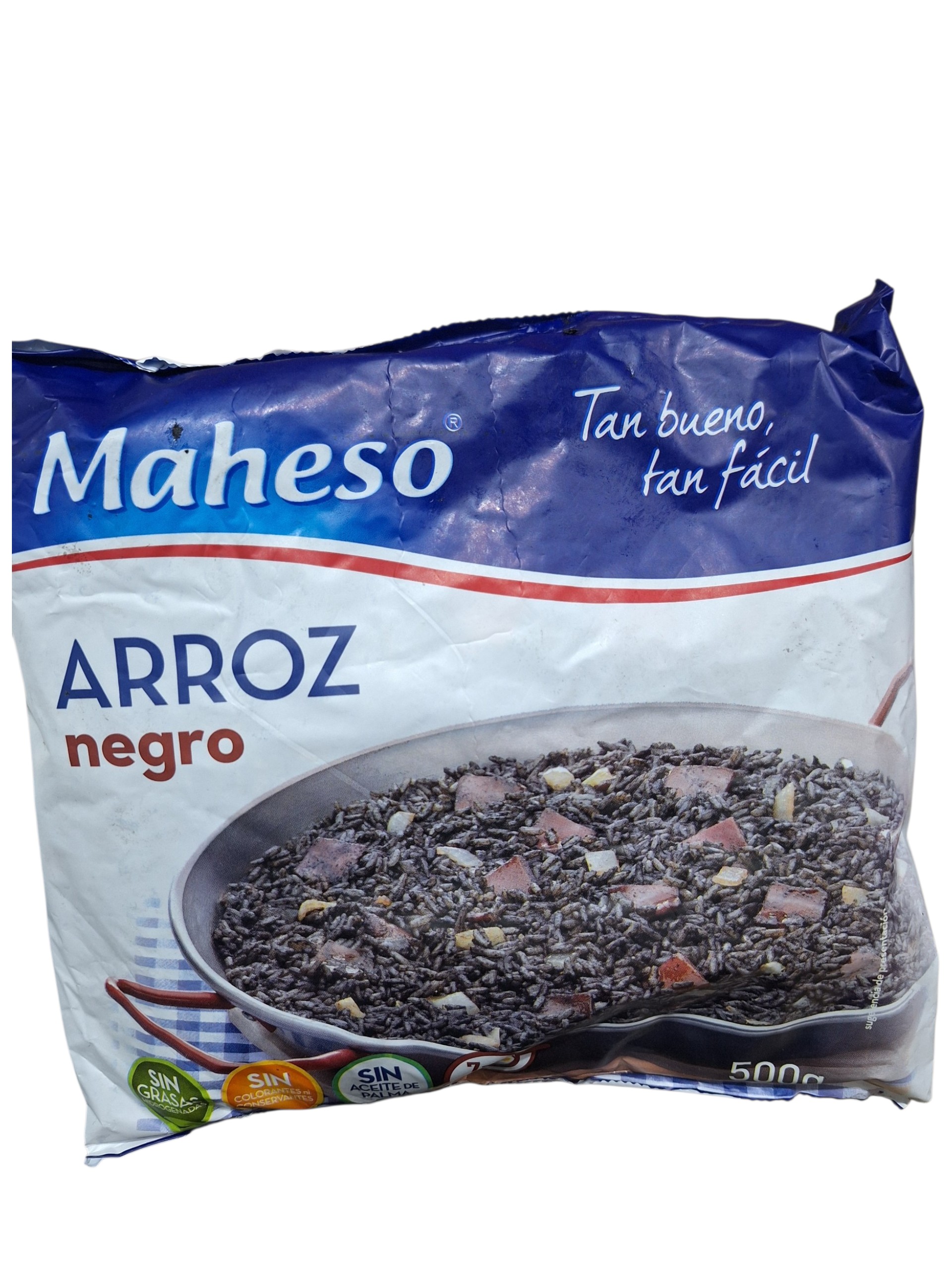 ARROZ NEGRO MAHESO 12X500GR