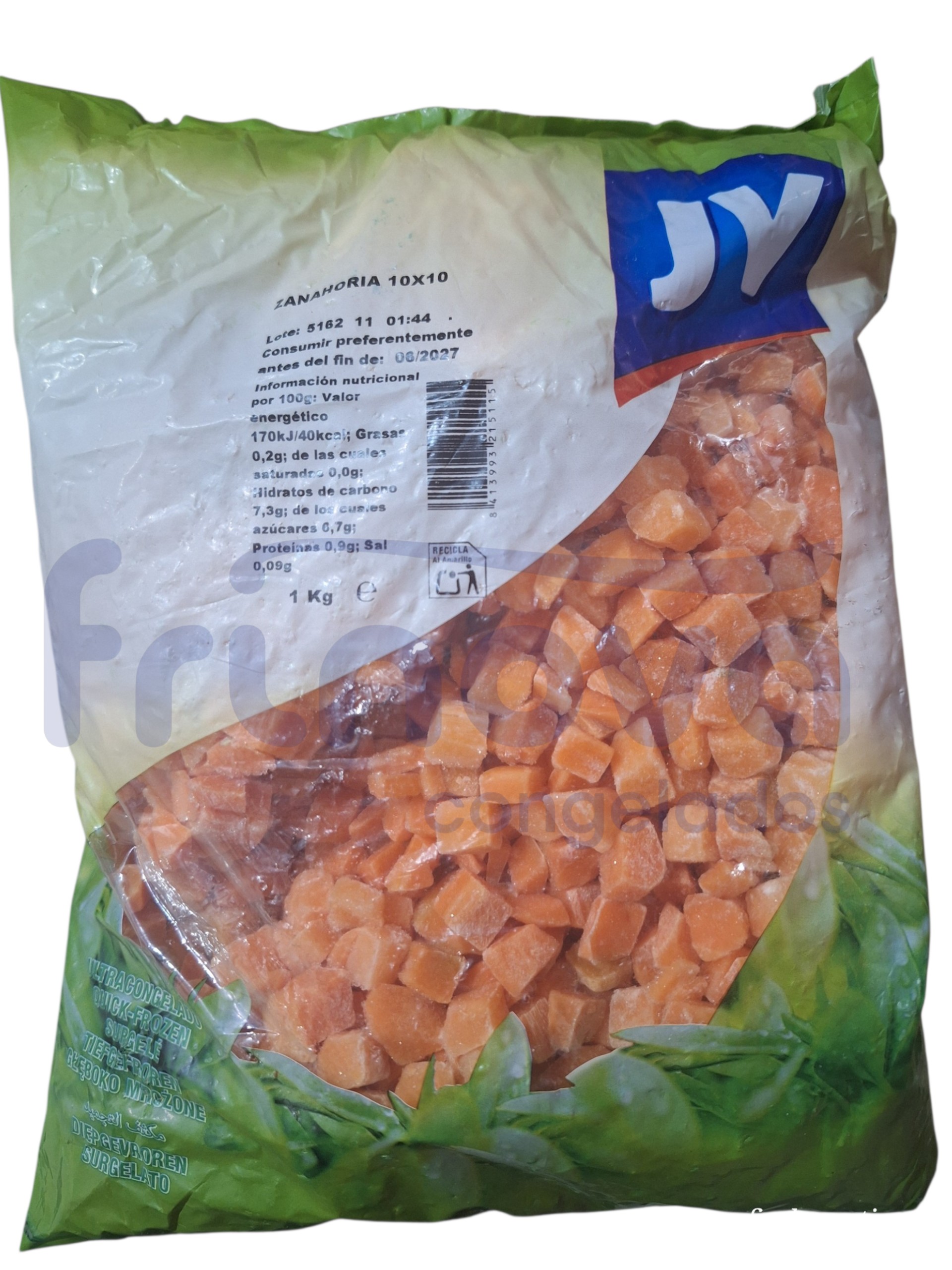 ZANAHORIA DADO 10X1 KG