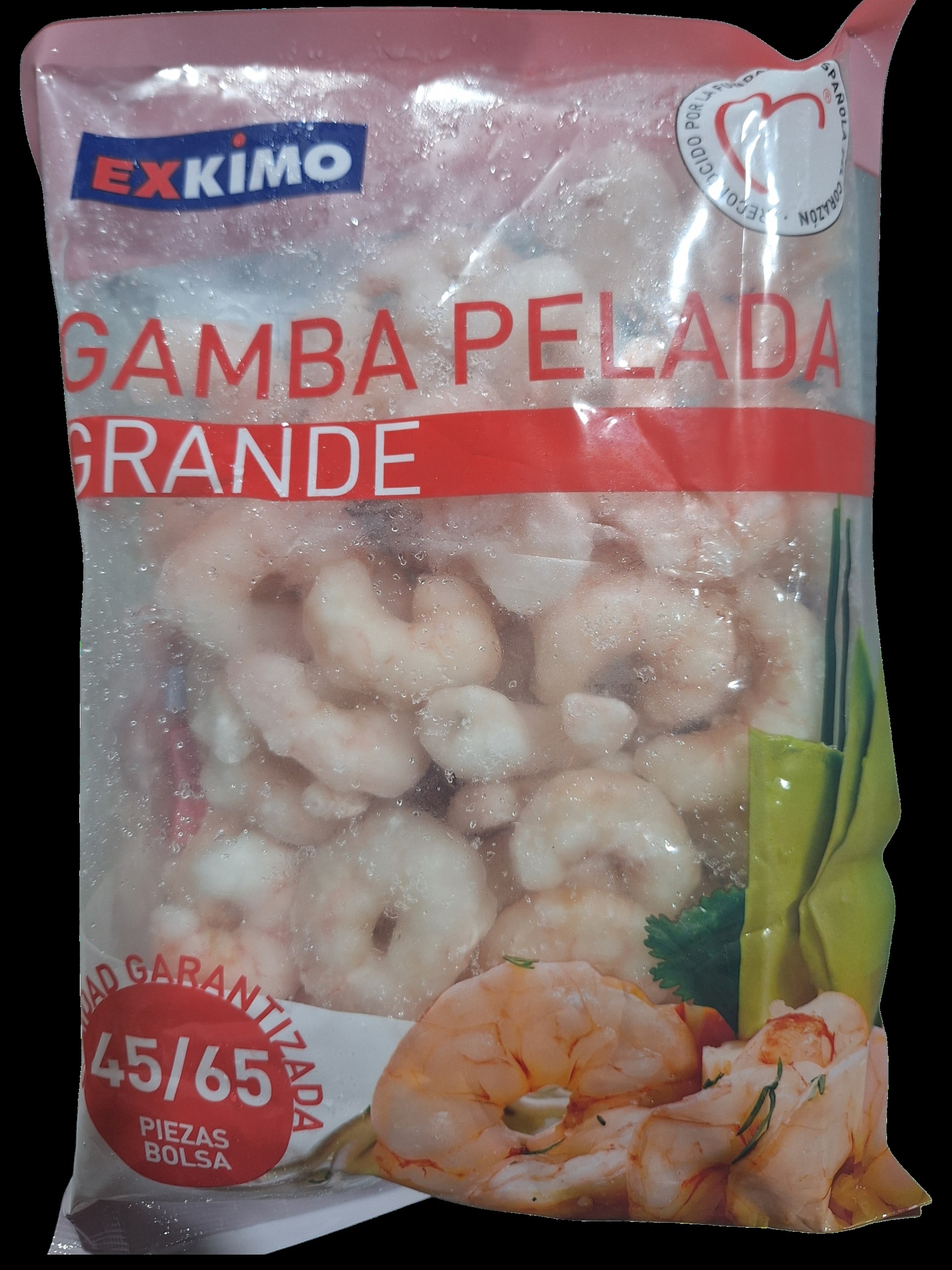 GAMBA PELADA CRUDA 45/65 EXKIMO 10X360GR
