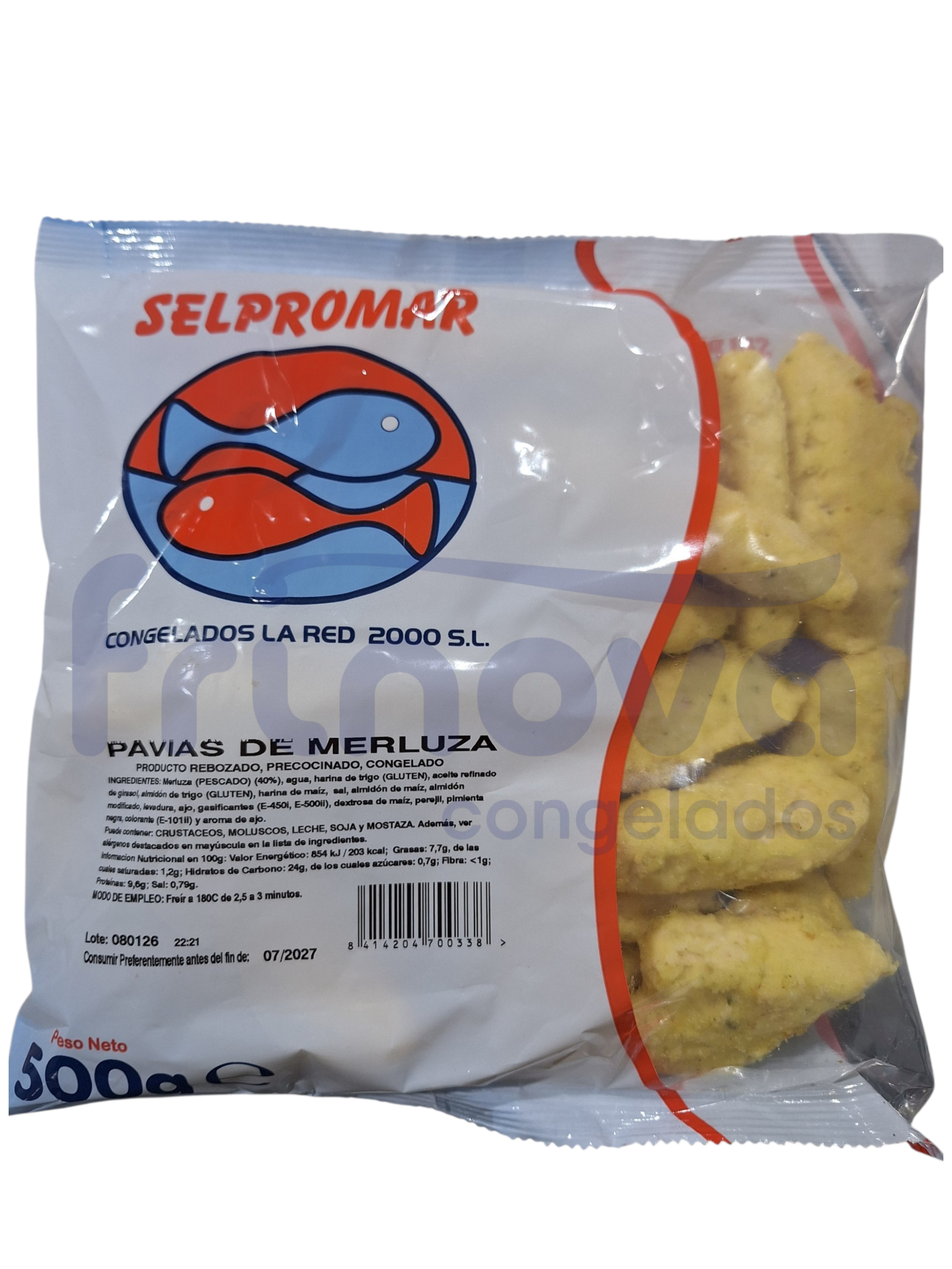 PAVIA MERLUZA SELPROM. 4X500GR