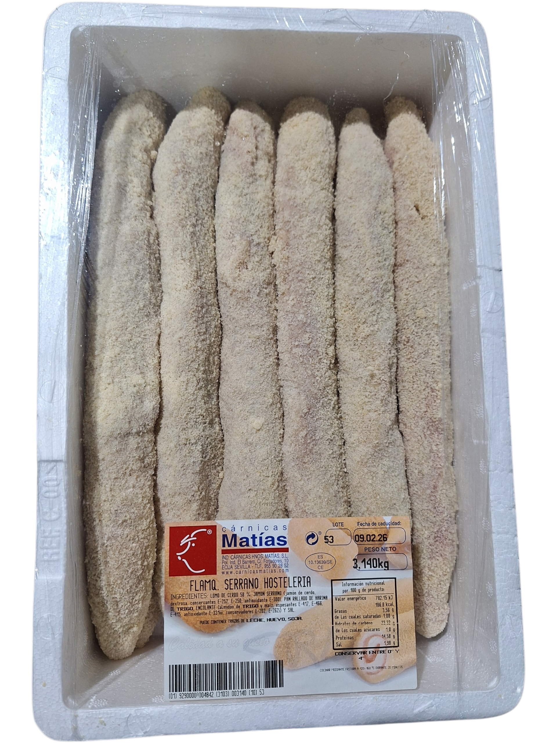 FLAMENQ. LOMO SERRANO HOST.  MATIAS KG