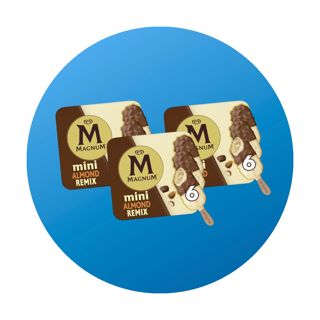 FRIGO MAGNUM MINI ALMOND REMIX 6X6UN