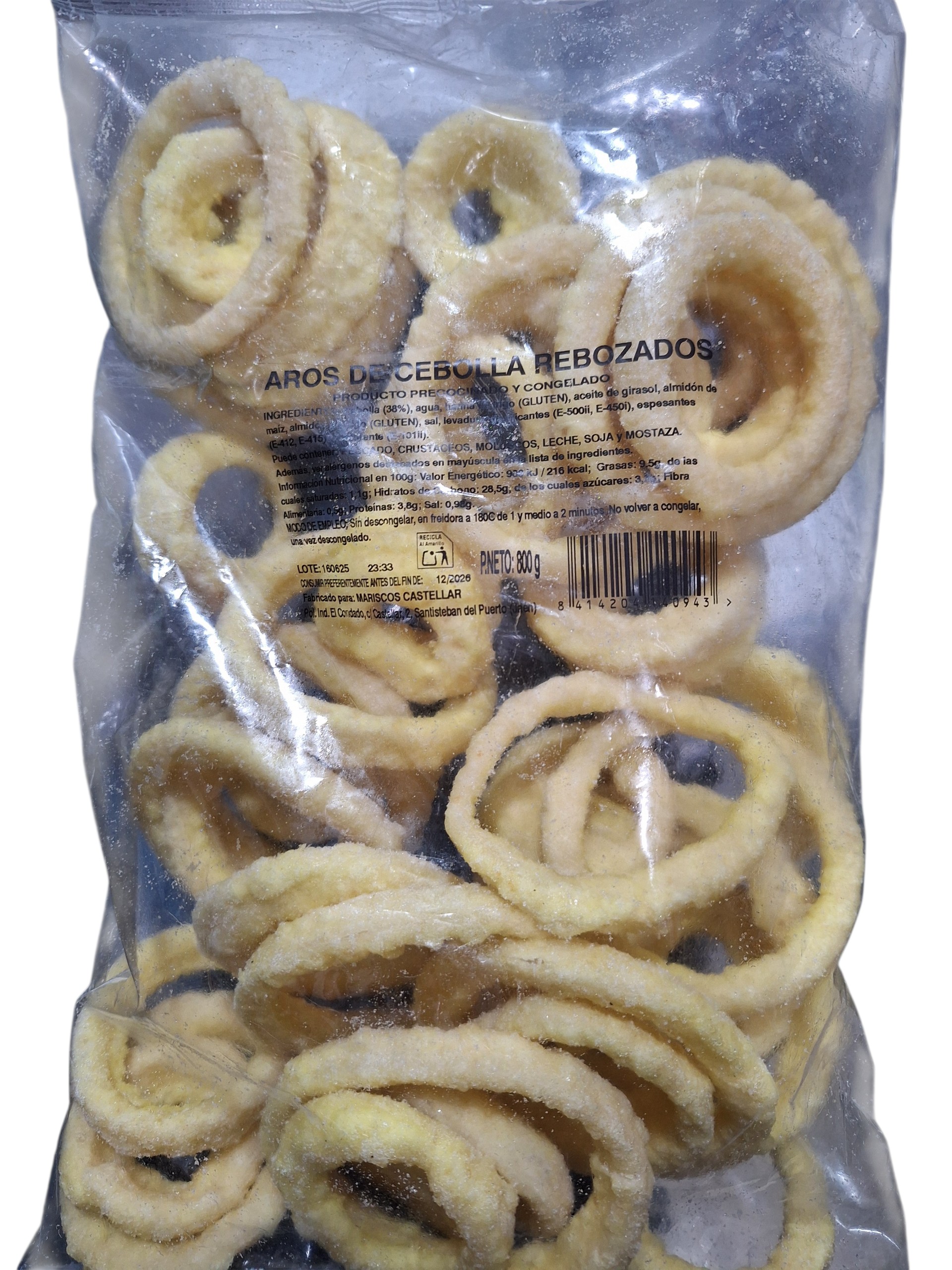 AROS CEBOLLA REB. CASTELLAR 4X800GR