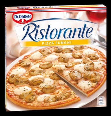 PIZZA RISTORANTE FUNGHI 365GR 7UND