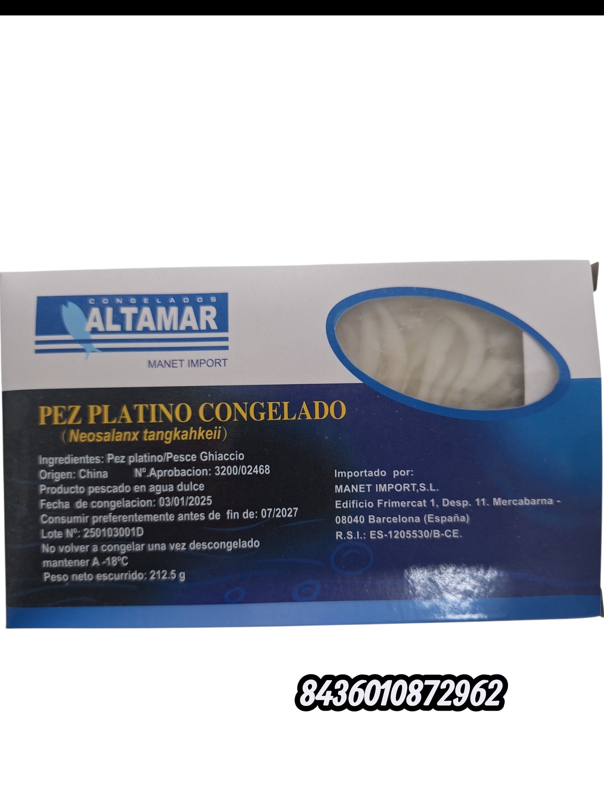 CHANQUETE CHINO 5/7 "ALTAMAR" 24X250GR