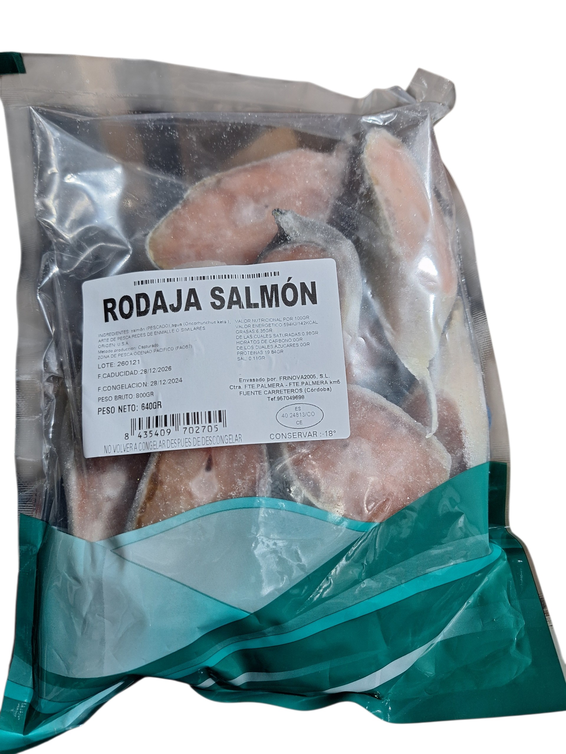RODAJA SALMON "PNG" 6X800GR