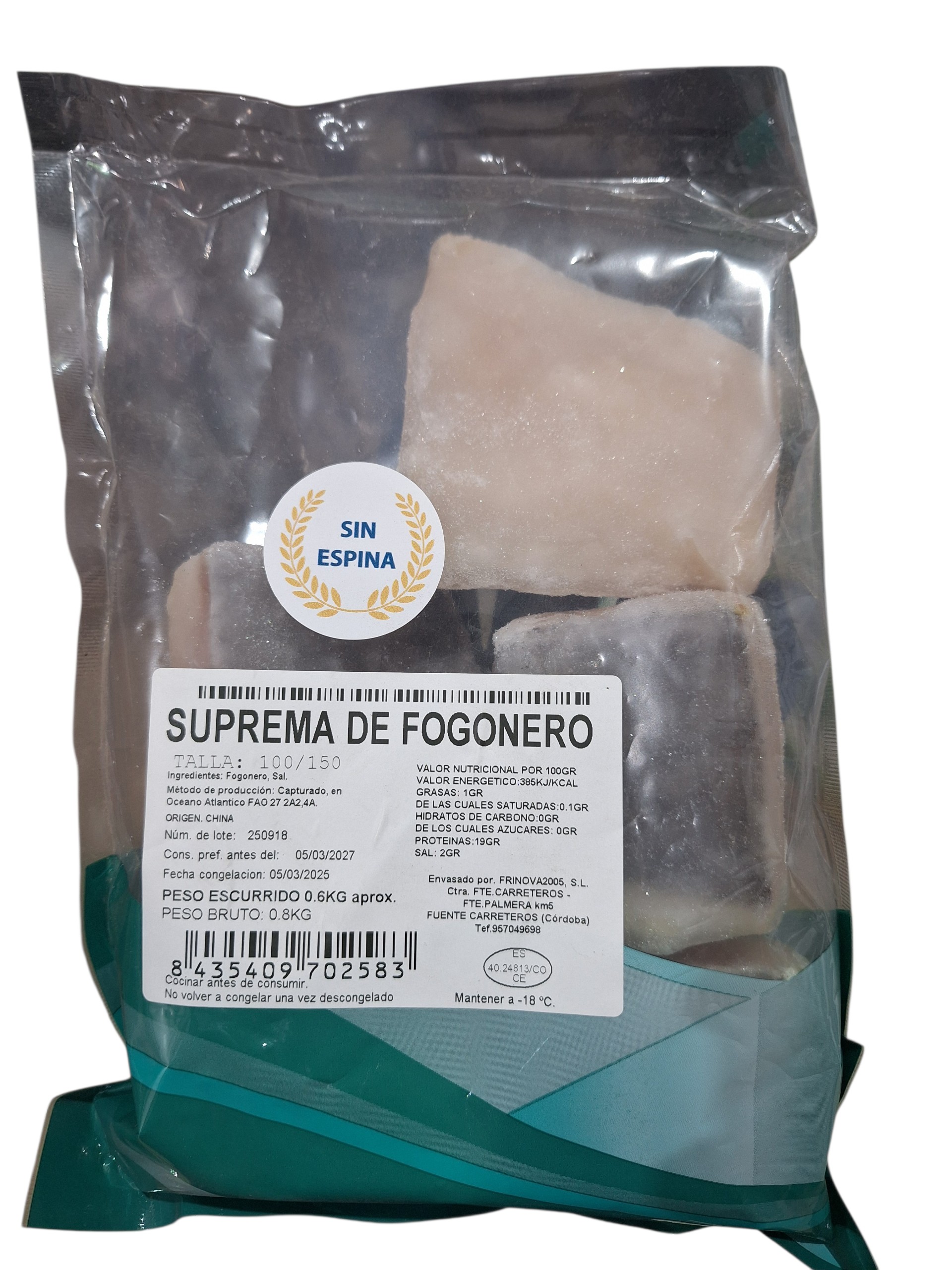 SUPREMAS FOGONERO S/ESP "PNG" 6X800